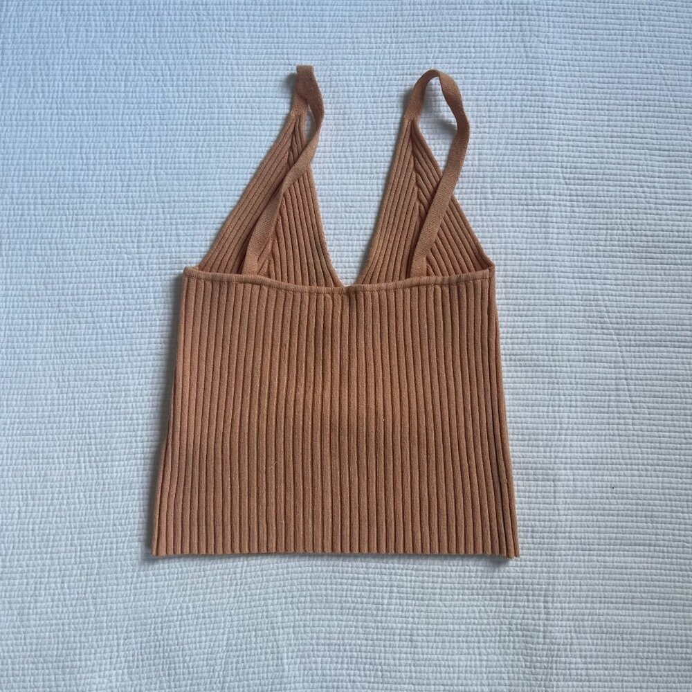 Be Cool Cropped Ribbed Tank - Picture 3 of 4